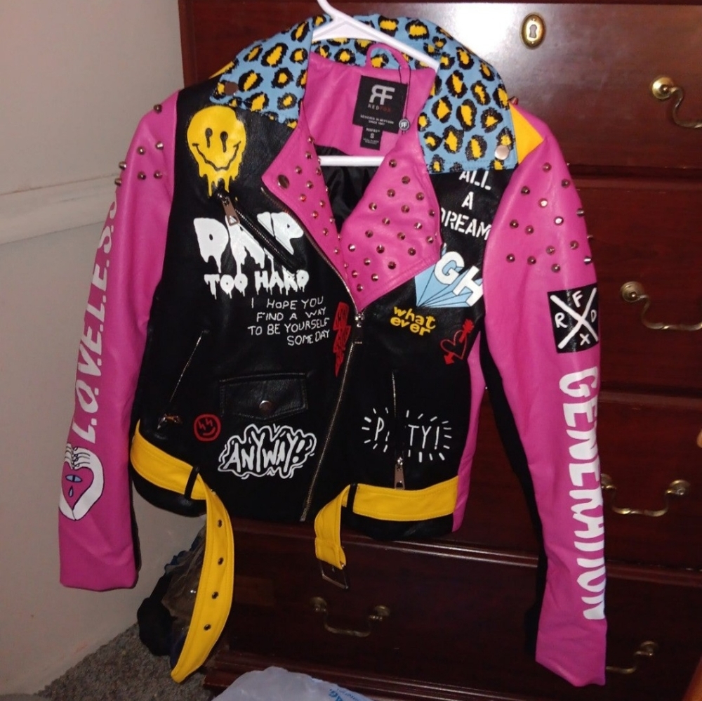 Redfox leather jacket size small